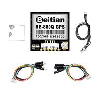 Geekstory BE-880Q Module GPS avec flash QMC5883L Boussole Antenne GPS Niveau TTL 38400bps pour Arduino Raspberry Pi Aircraft Pixhawk APM Contrôleur de vol