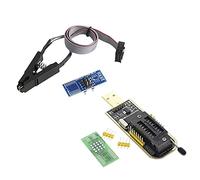 Geekstory Module programmateur USB pour flash EEPROM 24 25 Series + clip de test SOIC8 SOP8 pour EEPROM 93CXX/25CXX /24CXX