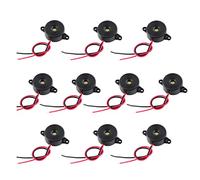 Geekstory SFM-20B Lot de 10 sonneries actives 95 dB à décibels électriques piézoélectriques DC3-24 V Bipeur Bip sonore continu pour Arduino
