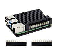 Geekworm Boîtier Radiateur pour Raspberry Pi 4 Modèle B - Cas De Refroidissement Passif en Alliage Aluminium (Sans Ventilateur)