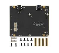 Geekworm Raspberry Pi 4 SATA X825 V2.0, 2.5 inch SATA HDD/SSD Expansion Board UASP Supported, Compatible with Raspberry Pi 4 (8GB/4GB/2GB)