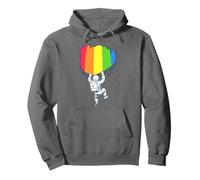 Geeky Gay Pride Month Astronaute Rainbow Inside Torn Cloth Sweat à Capuche