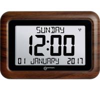 Geemarc 1558323 à quartz Horloge radiopilotée bois