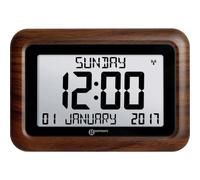 Geemarc 1558323 à quartz Horloge radiopilotée bois