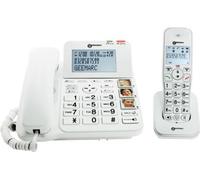 Geemarc AmpliDECT 295 DUO avec 1 téléphone sans fil pour malentendants 30 dB avec répondeur intégré et un téléphone supplémentaire - Version française
