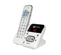 Geemarc Amplidect 295 - Téléphone Amplifié sans Fil Simple d’Utilisation avec Répondeur, Sonnerie Puissante et Larges Touches pour Personnes Agées - Perte Auditive Faible ou Moyenne - Version FR