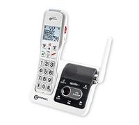 Geemarc Amplidect 595 U.L.E - Téléphone Sénior avec Volume de Réception Amplifié, Répondeur, Fonction SOS et Système d’Interphone Intégré - Perte Auditive Moyenne ou Sévère - Version FR