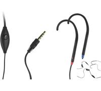 Geemarc CLHOOK8-V2 Micro-casque oreilles libres filaire noir volume réglable téléphone
