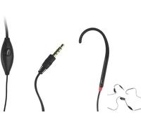 Geemarc CLHOOK9-V2 Micro-casque oreilles libres filaire noir volume réglable téléphone