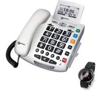 Geemarc Serenities - Téléphone filaire avec ID d'appelant/appel en instance G