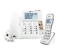 Geemarc, Téléphone pour seniors avec combiné supplémentaire AmpliDect Combi 596, Blanc