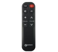 Geemarc TV-5 - Télécommande universelle avec apprentissage, gros caractères et touches pour jusqu'à deux appareils
