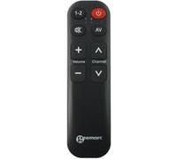 Geemarc Telecom Télécommande universelle TV5 – Facile, 7 gros boutons pour séniors, Infrarouge