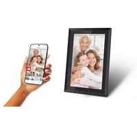Geemarc Viso Photo 10 - Cadre Photo Numérique, Connecté et Tactile - Partagez Vos Souvenirs avec l’Application Frameo - 32Go de Stockage - Wi-FI pour Charger Vos Photos à Distance