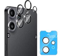 GEEMEE 2 pièces pour Nothing CMF Phone 2 Pro Arrière Caméra Verre Trempé Protection Ecran, 9H Sensibilité Protecteur D'écran Film, HD Couverture Complète Screen Protector