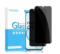 GEEMEE 2 Piècespour Realme C100 5G/P4 Lite /P4X Anti-Espion Verre Trempé | 9H Dureté Ultra Privacy Protecteur D'écran, Anti-Spy Vie Privée Film De Anti Rayures Protection écran
