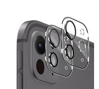GEEMEE Lot de 2 protections d'appareil photo en verre blindé compatibles avec iPad Pro 11"/13" 2024, dureté 9H, résistant aux rayures, clarté HD, couverture complète