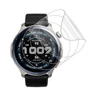 GEEMEE pour Amazfit Balance 2 Protection écran, 3 Pièces Film Souple Ultra HD TPU Remplacement Protecteur D'écran Haute Sensible Couverture - Transparente