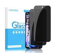 GEEMEE pour Google Pixel 9 Pro XL/Google 10 Pro XL Protecteur d'écran intimité, lot de 2 films en verre trempé dureté 9H anti-espionnage, film en verre trempé anti-rayures facile à installer