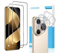 GEEMEE pour Huawei Pura 80 Ultra 3D Verre Trempé avec Caméra Arrière Protecteur, 2+2 Pièces 9H Dureté HD sans Bulles Anti-Rayures Protecteurs d'écran Film Vitre Trempé