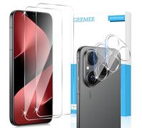 GEEMEE pour Huawei Pura 80 Verre Trempé, 2+2 Pièces Protection écran et Caméra Arrière Protecteur, Ultra Clair 9H Crystal Protection Ecran Anti - Rayures Screen Protector