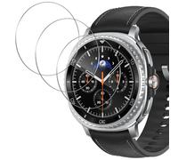 GEEMEE pour Samsung Galaxy Watch 8 Classic 46mm Verre trempé, 3 Pack Ultra Clair 9H Crystal Clear Film Protection Ecran en Verre Trempé, Anti - Rayures Glass Screen Protector