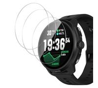 GEEMEE pour SUUNTO Race 2 Verre trempé, 3 Pack Ultra Clair 9H Crystal Clear Film Protection Ecran en Verre Trempé, Anti - Rayures Glass Screen Protector