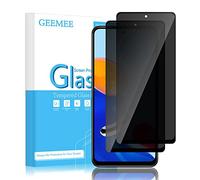 GEEMEE pour Xiaomi Redmi Note 11/Note 11S 4G/Poco M4 Pro 4G 6.43" Anti-Espion Verre Trempé + Caméra Arrière Protecteur, 9H Ultra Anti-Espion Protecteur D'écran Vie Privée Film De Protection écran