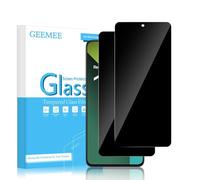 GEEMEE pour Xiaomi Redmi Note 13 Pro 4G/5G/Poco X6 5G Anti-Espion Verre Trempé, 2 Pack 9H Ultra Anti-Espion Protecteur D'écran Vie Privée Film De Protection écran