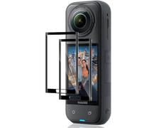 GEEMEE Protection écran pour Insta360 X5 Verre trempé, 2 Pièces Film Souple Ultra HD TPU Remplacement Protecteur D'écran Haute Sensible Couverture -Transparente
