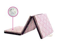 GEEMMA s.r.l. Matelas à mémoire de forme 100 x 200 cm pliable Futon haut 11 cm qui se plie, devient également confortable assise. Tissu hypoallergénique déhoussable et lavable.