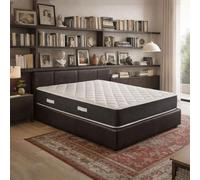 GEEMMA s.r.l. Matelas King Size 190 x 190 cm Confort mais qui ne chauffe pas | Matelas orthopédique de 24 cm de haut contre les maux de dos | Fabriqué en Italie, hypoallergénique - Modèle Prime 24