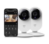 Geeni Glimpse 1080p Caméra Intelligente HD - Caméra de Sécurité Intérieure - Pas de Hub requis - Caméra de Détection de Mouvement - Caméra Intelligente Compatible avec Alexa et Google Home,