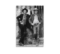 GEENUM Butch Cassidy And The Sundance Kid Poster artistique vintage pour décoration de chambre à coucher, salon - Poster esthétique pour murs - 20 x 30 cm - Sans cadre