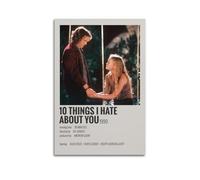 GEENUM Poster 10 Things I Hate About You - Couverture d'art vintage - Décoration de chambre à coucher, salon - 30 x 45 cm - Sans cadre