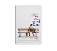 GEENUM Poster du film Forrest Gump - Décoration artistique vintage - Décoration de chambre à coucher - Poster esthétique pour chambre à coucher et salon - 50 x 75 cm - Style sans cadre
