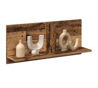 GeenYuu Armoire murale, 70 x 16,5 x 30 cm, aspect bois vieilli, étagère murale pour chambre à coucher, salle de bain et salon, vitrine suspendue peu encombrante, robuste et facile d'entretien