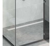 GeenYuu Bonde de douche 2 en 1 avec siphon à 360° argenté en acier inoxydable 304 100 cm réglable en hauteur avec attrape-cheveux et bouchon anti-odeurs pour salle de bain, douche, lavabo, cuisine