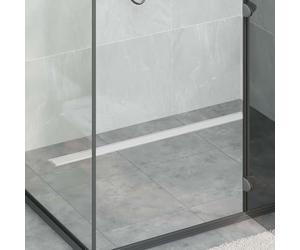 GeenYuu Bonde de douche 2 en 1 avec siphon à 360° argenté en acier inoxydable 304 100 cm réglable en hauteur avec attrape-cheveux et bouchon anti-odeurs pour salle de bain, douche, lavabo, cuisine