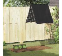 GeenYuu Cage à lapin en acier galvanisé - 200 x 100 x 210 cm - Enclos d'extérieur résistant aux intempéries pour lapins, cochons d'Inde et petits animaux - Enclos en métal argenté pour jardin et