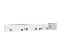 GeenYuu Cage à poulet en acier galvanisé - 800 x 91 x 100 cm - Avec cage d'extension - 6 pièces - Cage sûre pour petits animaux - Pour poules, lapins, cochons d'Inde