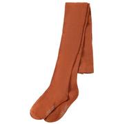 GeenYuu Collants pour enfants cognac pour filles et garçons, taille 116, 75 % coton, taille élastique, antidérapant, sans couture, doux, respirant, adapté pour bébé, tout-petit, maternelle, sport