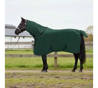 GeenYuu Couverture Équine Vert foncé 95 cm Polyester, Couverture Chemise pour Cheval et Poney, Protection Hiver Respirante et Durable, Ajustable pour écurie, Paddock, extérieur