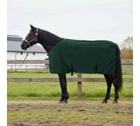 GeenYuu Couverture équine Vert foncé Complet 75 cm Polyester Respirant et Durable pour Cheval Poney en extérieur Hiver Protection Chaleur Ajustable Garrot poitrail Sangle
