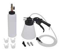 GeenYuu Dispositif de purge de frein avec réservoir de 1 l et bouteille de recharge de 0,7 l, purgeur de frein pour systèmes hydrauliques de voiture, accessoires d'atelier pour frein, tuyau, embrayage