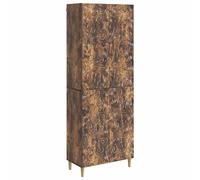 GeenYuu Ensemble mobilier Salon 2 pcs chêne fumé Bois d'ingénierie avec Rangement modulable pour Chambre Salle à Manger Bureau entrée Cuisine
