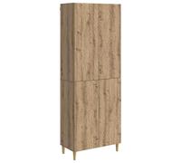 GeenYuu Ensemble mobilier Salon chêne Artisanal 2 pcs Bois d'ingénierie avec Rangement modulable pour Chambre Salle à Manger Bureau entrée Cuisine