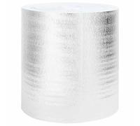 GeenYuu Film réfléchissant pour radiateur argenté en polyéthylène 15 x 0,5 m pour intérieur, isolation thermique économe en énergie, indéchirable, léger, idéal pour chauffage et économie d'énergie