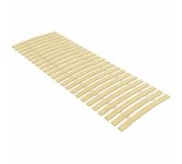 GeenYuu Latte de Rechange en Bois de peuplier Massif pour sommier 70 x 200 cm avec 24 Lattes élastiques Pliables, Support pour lit superposé, Plateforme, Banquette et canapé