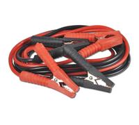 GeenYuu Lot de 2 câbles de démarrage 500 A 4 m avec pinces en cuivre et poignées isolées, section transversale de 10 mm², câble de démarrage pour voiture, camion, moto, aide à la crevaison en hiver
